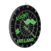 Irish Lucky Pot o Gold Quottes Dartbord (Voorkant Links)