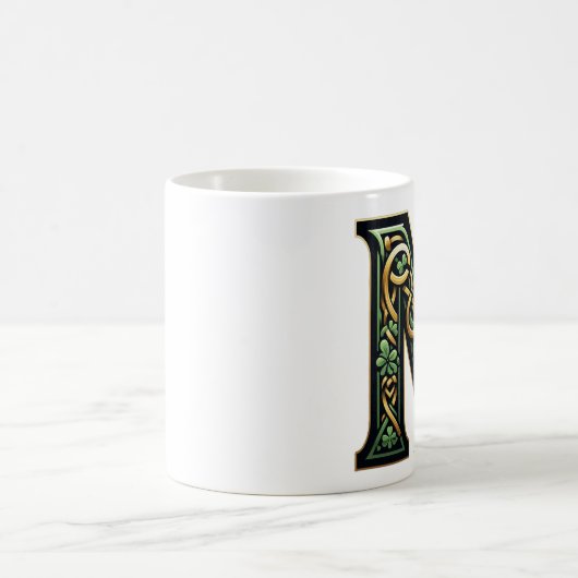 Irish M Monogram Coffee Mug (Centre)