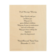 Irish Marriage Blessing Personalized Name Romantic
