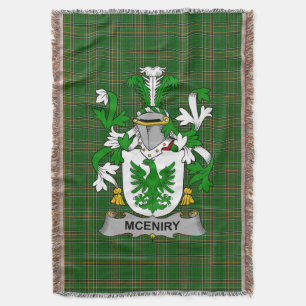 Irish McEniry of McEnery wapenschild voor het gezi Deken