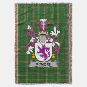 Irish McMore or More Coat of Arms Family Crest Ir Deken