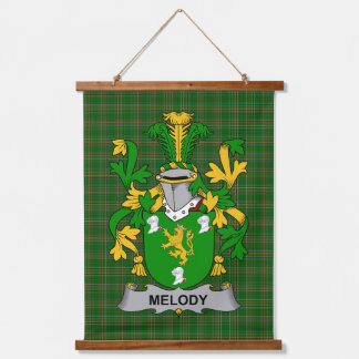 Irish Melody or O_Moledy Coat of Arms Family Crest Hangend Wandkleed