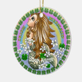 Irish Mermaid Ornament (Links)