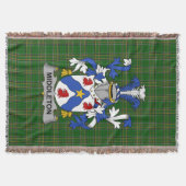 Irish Middleton Coat of Arms Family Crest Ireland Deken (Voorkant)