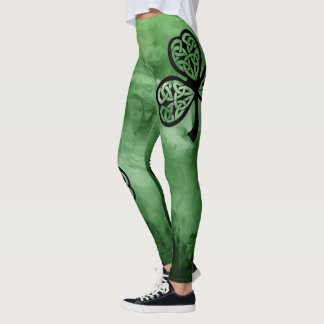 IRISH MIST MAGICAL CELTIC SHAMROCK Saint Patrick's Leggings