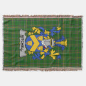 Irish Mitchell Coat of Arms Family Crest Ireland Deken (Voorkant)