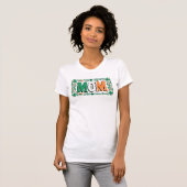 Irish Mom Floral Typography Shirt (Voorkant volledig)
