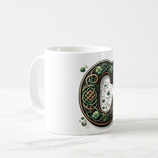 Irish Monogram Coffee Mug (Devant gauche)
