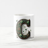 Irish Monogram Coffee Mug (Centre)