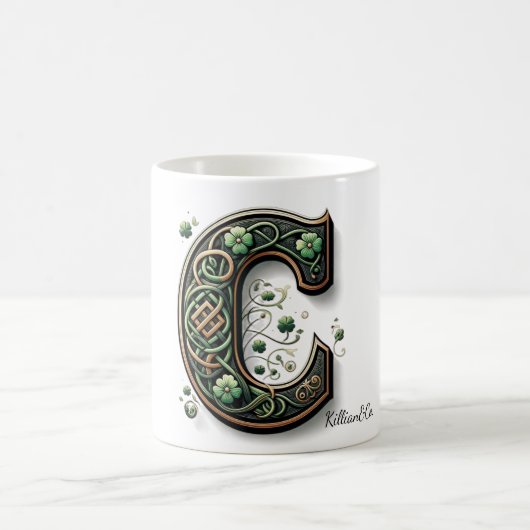 Irish Monogram Coffee Mug (Centre)