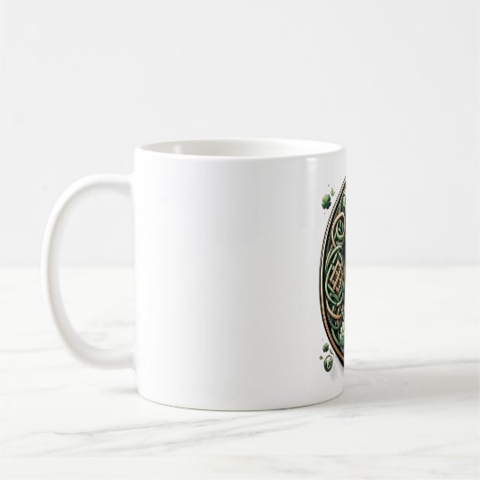 Irish Monogram Coffee Mug (Gauche)