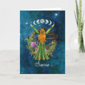 Irish Moon Goddess Kaart (Voorkant)