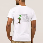 Irish Mouse drink bier T-shirt (Achterkant)