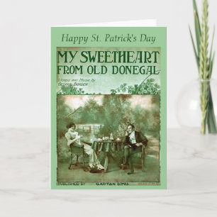 Irish Music Album Holiday Greep Card Kaart