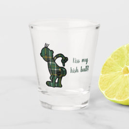 Irish National Tartan kus mijn Ierse kont Shot Glas