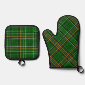 Irish National Tartan ovenwanten Ovenwant & Pannenlap Set