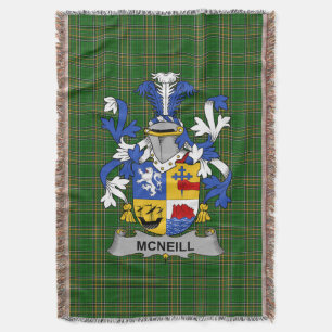 Irish Neill of O_Neill Wapen van de familie Crest Deken