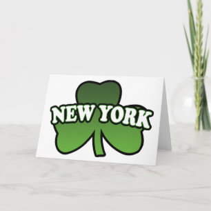 Irish New York Wenskaart Kaart