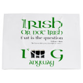 Irish not Irish Original St Patrick Grand sac cade (Devant)