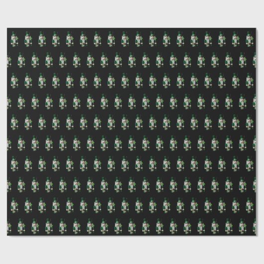 Irish Nutcracker Pattern Cadeaupapier (Vlak)