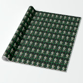 Irish Nutcracker Pattern Cadeaupapier (Uitgerold)