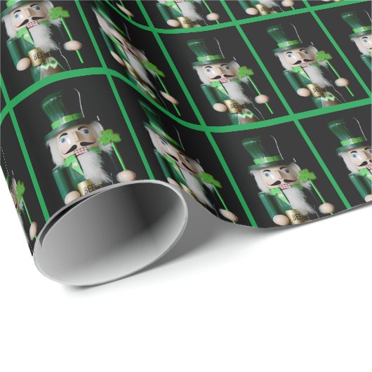 Irish Nutcracker Pattern Cadeaupapier (Rol Hoek)