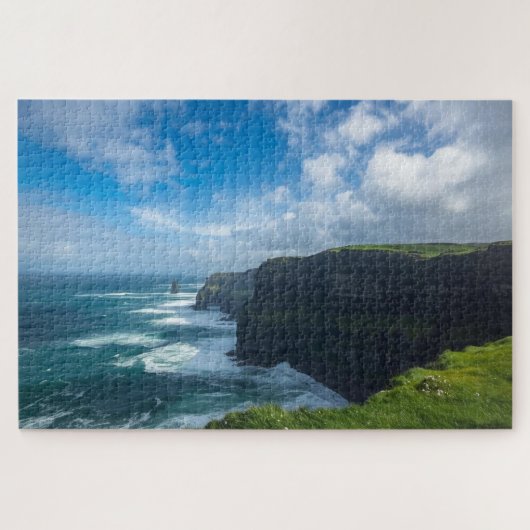 Irish Ocean Cliffs Jigsaw Puzzle Legpuzzel (Horizontaal)