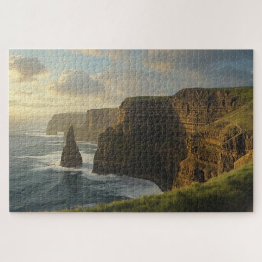 Irish Ocean Cliffs Jigsaw Puzzle Legpuzzel (Horizontaal)