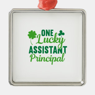 Irish One Lucky Assistant Principal Metalen Ornament