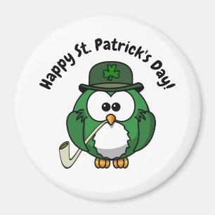 Irish Owl Circle Magnet Magneet