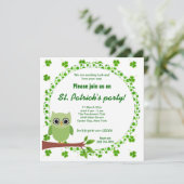 Irish Owl Kaart (Staand voorkant)