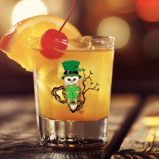 Irish Owl Shot Glas