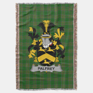 Irish Palfrey Coat of Arms Family Crest Ireland Deken