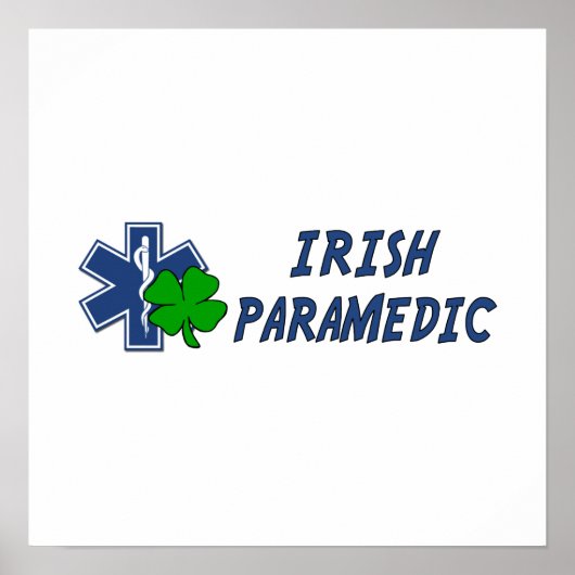 Irish Paramedic Poster (Voorkant)