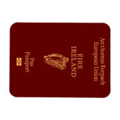 Irish passport magnet (Horizontal)