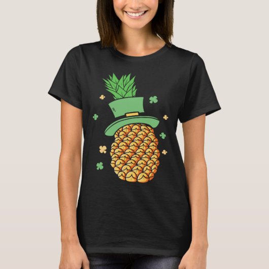 Irish Pineapple St Patrick s Day Ireland T-shirt (Voorkant)