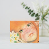 Irish Pixie Fairy Briefkaart (Staand voorkant)