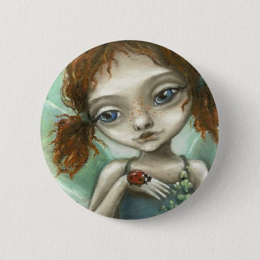 Irish Pixie Ronde Button 5,7 Cm (Voorkant)