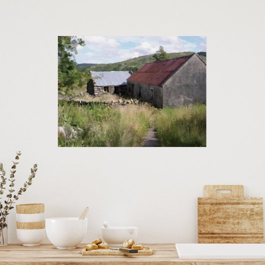Irish Potters Barn Poster (Keuken)