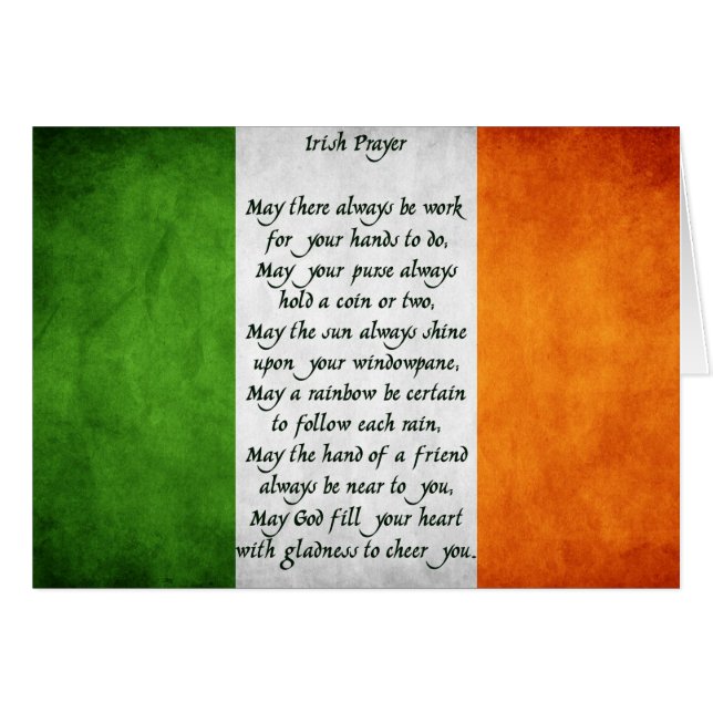 Irish Prayer (Devant horizontal)