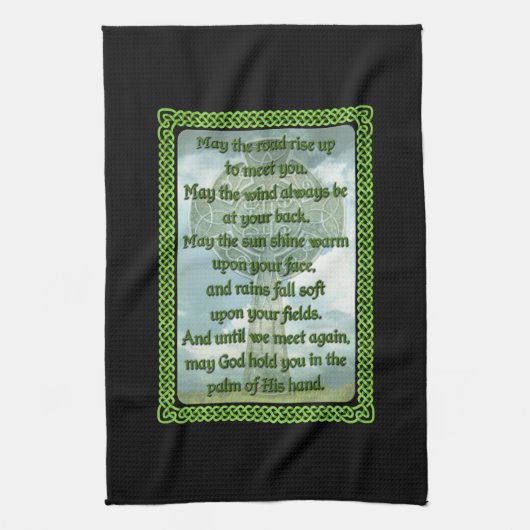 Irish Prayer Theedoek (Verticaal)