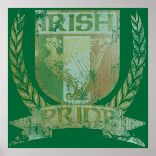 Irish Pride Crest Poster (Voorkant)