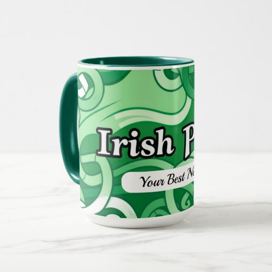 Irish Pride Knot Mug Custom (Devant gauche)