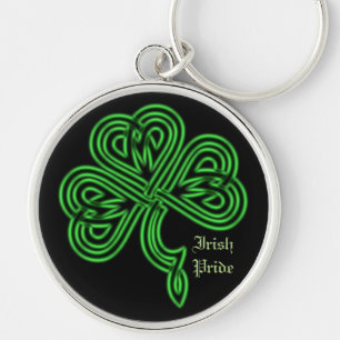 Irish Pride Lucky Celtic Shamrock Sleutelhanger