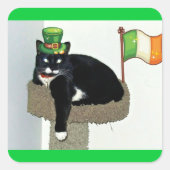 Irish Pride Lucy Vierkante Sticker (Voorkant)