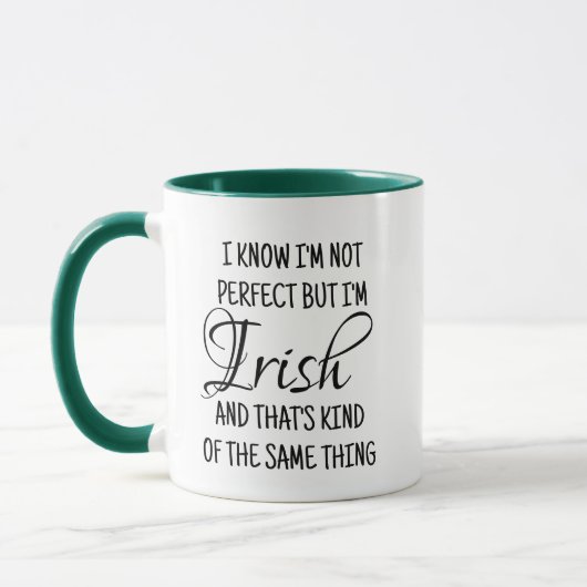 Irish Pride Mok – Grappig ik ben niet perfect alle (Links)