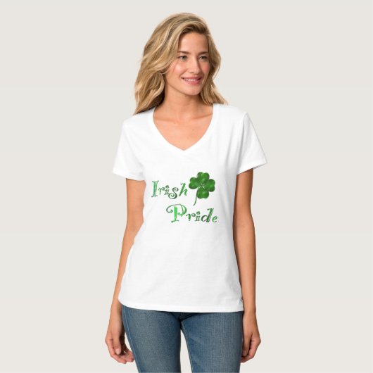 Irish Pride St Patrick's Day T-shirt (Voorkant volledig)
