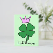 Irish Princess Briefkaart (Staand voorkant)