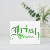 Irish Princess Briefkaart (Staand voorkant)