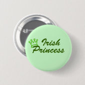 Irish Princess Ronde Button 5,7 Cm (Voorkant /achterkant)